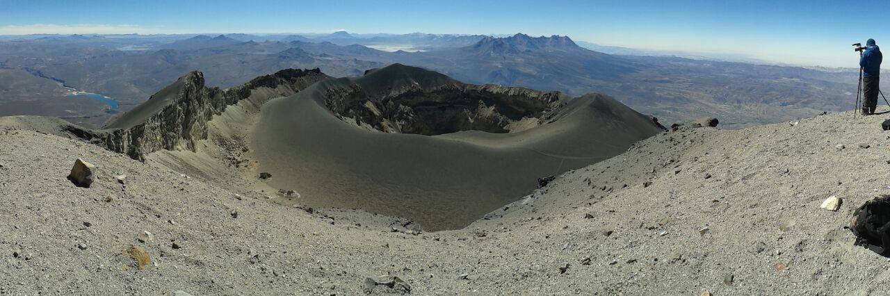 Panorámica cumbre Misti